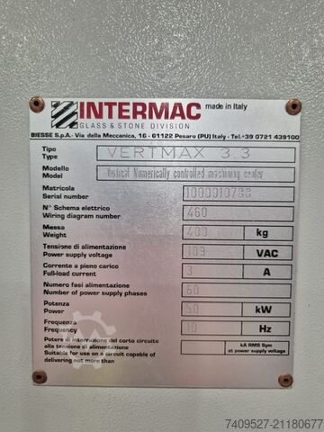 Vertikale CNC-Maschine für Glas Intermac Vertamax 3.3