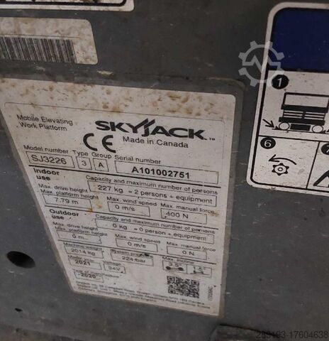 Working platform (scissor lift) Skyjack SJ III 3226 Elektro 9,90m