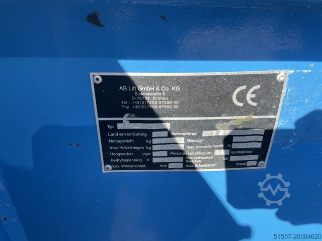 Scissor lift HAB S225-24D 4WDS 22M | 2017