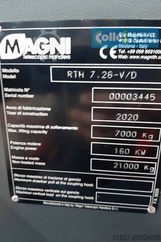 Telehandler Magni RTH 7.26 | 2023