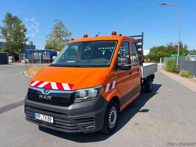 Pick-up van MAN TGE 3.180 4x2 DoKa Pritsche langer Radstand AHK