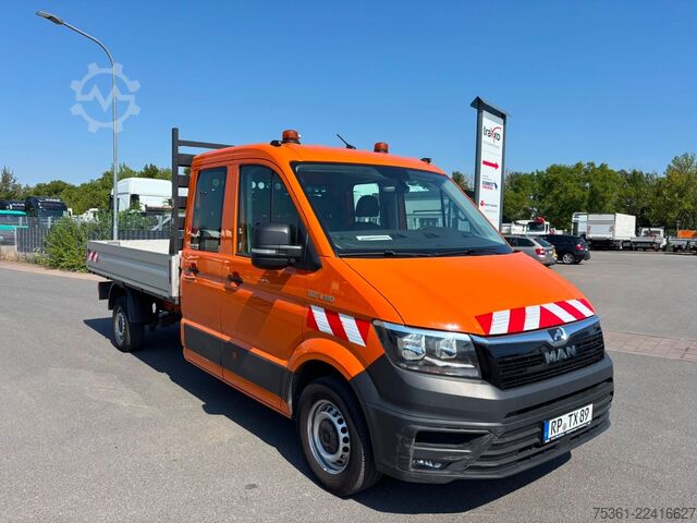 Pick-up van MAN TGE 3.180 4x2 DoKa Pritsche langer Radstand AHK