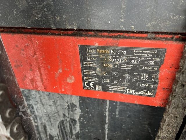 Fahrerstandstapler Linde L14AP