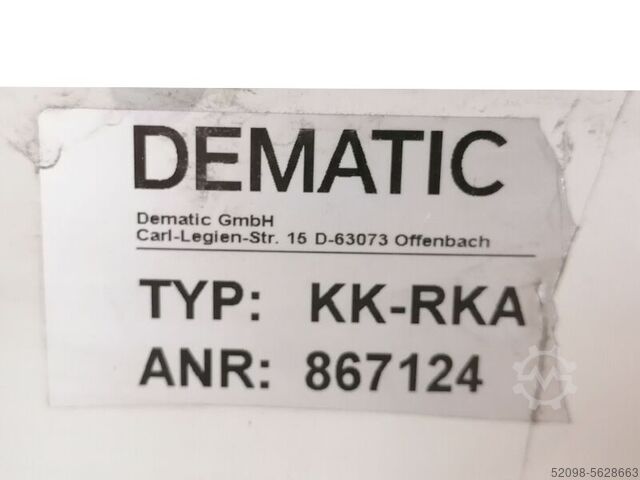 Roller conveyor curve 90° Dematic 1000003709, FB: 440 mm