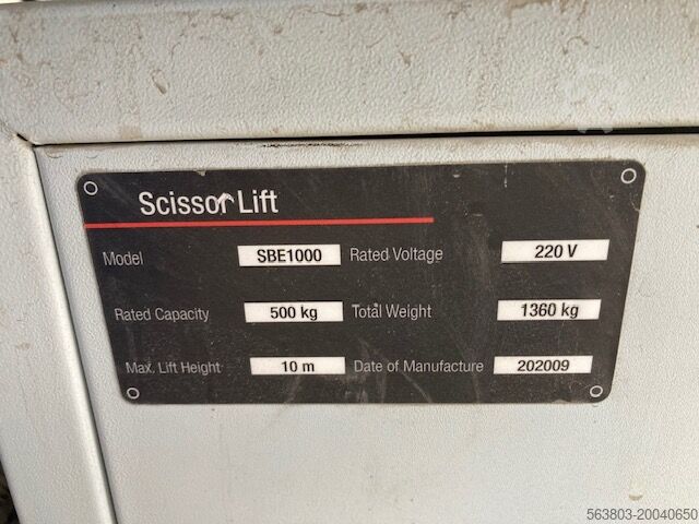 SolidHub SBE1000 Hebebühne SolidHub SBE1000