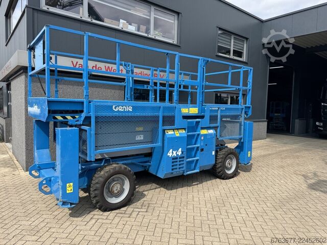 Genie GS 3384 RT Scissor Lift / Work Platform / Aerial Work Platform 12m working height 4x4 Deutz GENIE GS 3384 RT Schaarhoogwerker / Scissor Lift / Arbeitsbuhne 12mtr werkhoogte 4x4 Deutz DIESEL