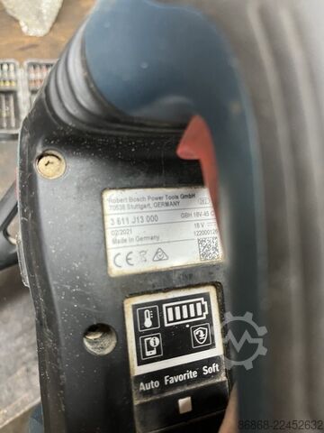 Used combi rotary hammer Bosch GBH 18V-45C BOSCH GBH 18V-45C