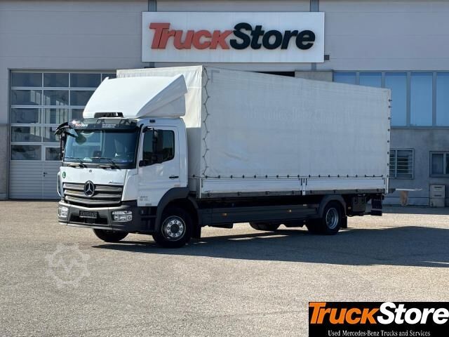 Flatbed truck with tarp  Atego 1224 L