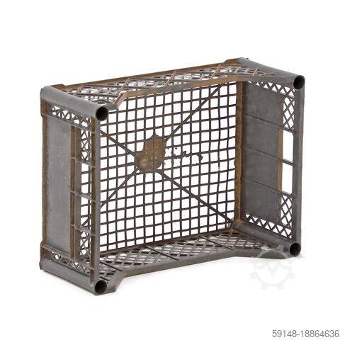 Used Euronorm stacking bins walls + floor perforated, L: 400, W: 300, H: 160 (mm). 14ltr, Kruizinga 98-440GB-PAL