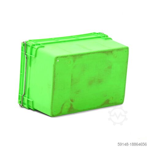 Used Stackable, nestable bins 1 short side open, L: 600, W: 400, H: 310 (mm).  59ltr, L: Kruizinga 98-443GB-PAL