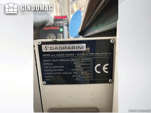 Plasma Cutting Machine GASPARINI Spark 20040