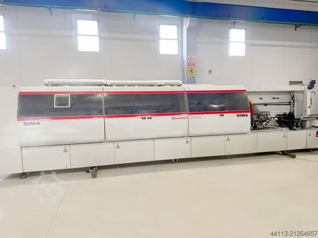 EINSEITIGE KANTENANLEIMMASCHINE (LINKS) IMA Novimat/Contour/I/G80/700/L20+