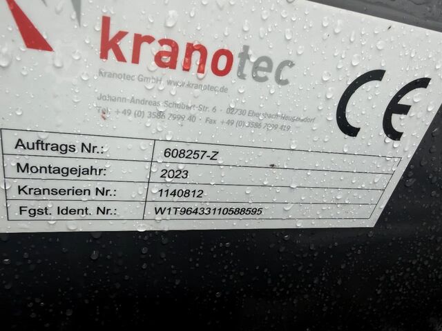 Kranwagen Mercedes-Benz AROCS 4142 8x4 HMF 4020 K6 + JIB FJ 600-K4