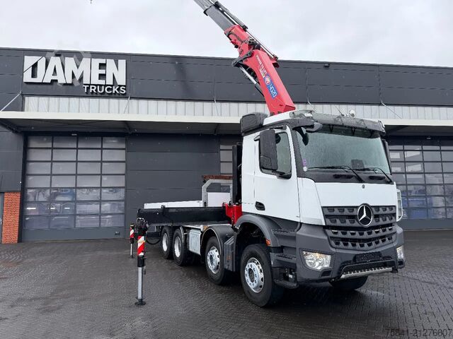 Kranwagen Mercedes-Benz AROCS 4142 8x4 HMF 4020 K6 + JIB FJ 600-K4