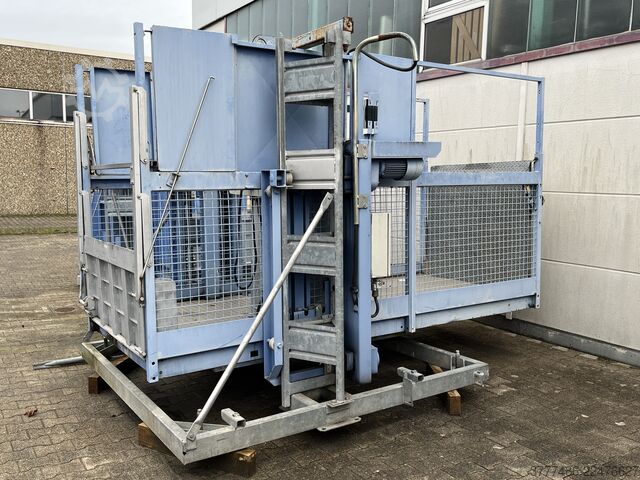 Rack and pinion lift for persons and goods GEDA 1200 ZP Bauaufzug 3,25 x 1,40 m