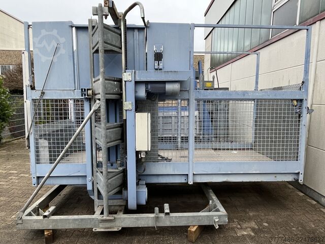 Rack and pinion lift for persons and goods GEDA 1200 ZP Bauaufzug 3,25 x 1,40 m