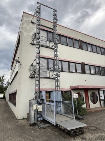 Rack and pinion lift for persons and goods GEDA 1200 ZP Bauaufzug 3,25 x 1,40 m