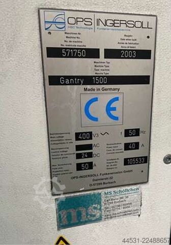 CNC milling machine OPS OPS HSC 600