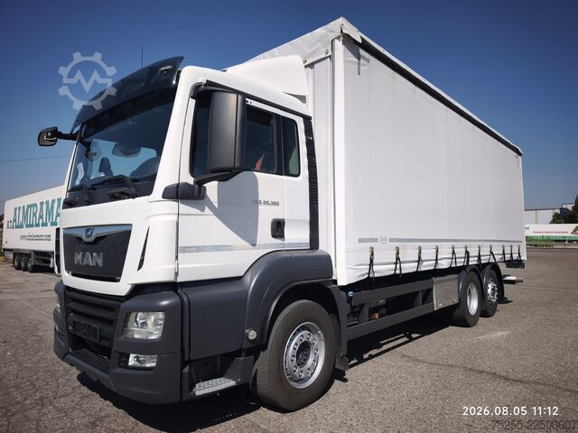 LKW mit Pritsche & Plane MAN 26.360 TGS 6X2 EURO 6