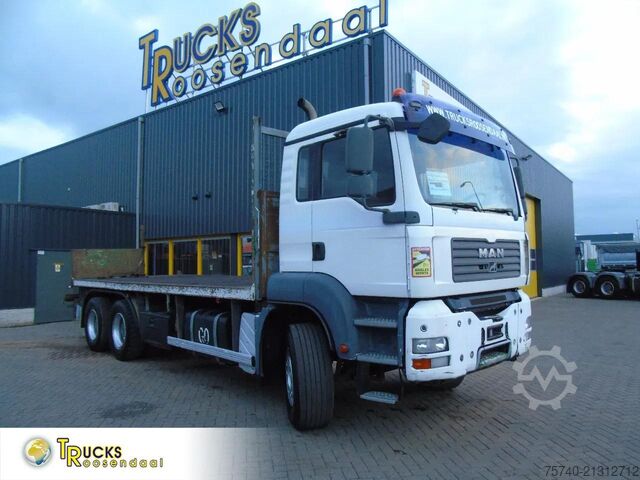 Flatbed MAN TGA 26.360 + 6X4 + SPRING