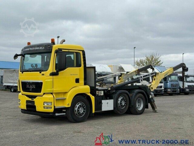 Tipper truck MAN TGS 26.400 6x2 Gergen Teleabsetzer+Fernbedienung