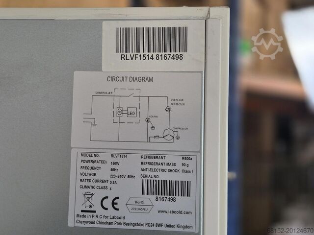Labcold RLVF1514 Kühlschrank Labcold RLVF1514