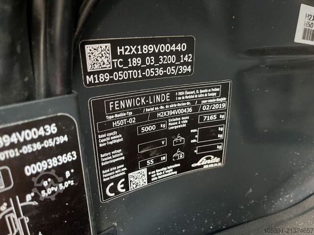 LPG Forklifts Linde H50T-02