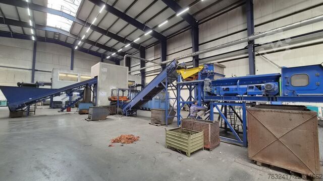 Electronic waste shredding plant Erdwich Hammermühlen Anlage HA 800