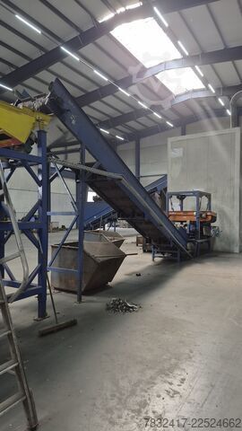 Electronic waste shredding plant Erdwich Hammermühlen Anlage HA 800