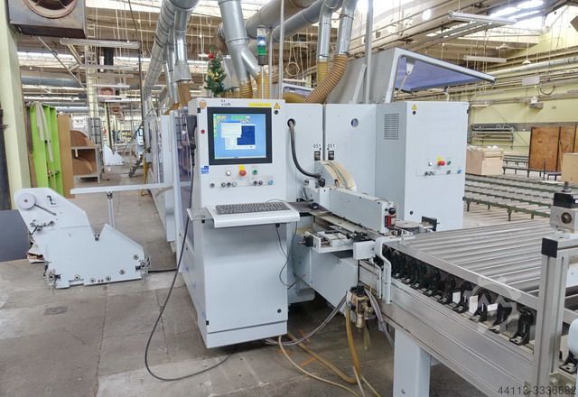 LINE OF DOUBLE SIDE SIZING & EDGE BAND. HOMAG KFL 525 + TDL 310 + KFL 526