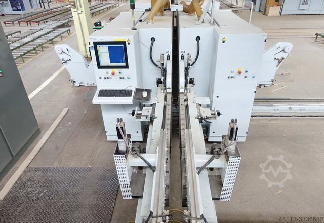 LINE OF DOUBLE SIDE SIZING & EDGE BAND. HOMAG KFL 525 + TDL 310 + KFL 526