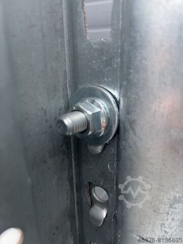 Halter Agraffenwinkel Palettenregal BITO Pro/ links 24310/ Materialfarbe: sendzimir verzinkt