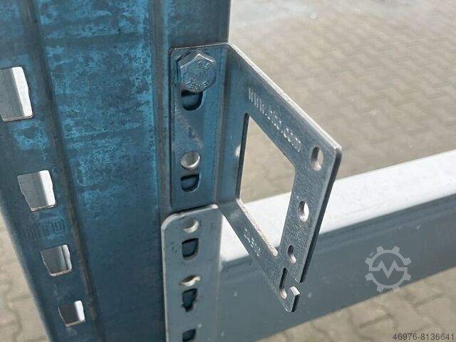 Halter Agraffenwinkel Palettenregal BITO Pro/ rechts 24311/ Materialfarbe: sendzimir verzinkt