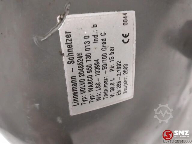 Air reservoir Volvo Occ luchtketel Volvo FM 30L 15Bar 20485246