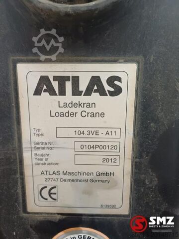 Kranarm Atlas Occ Autolaadkraan Atlas 104.3VE
