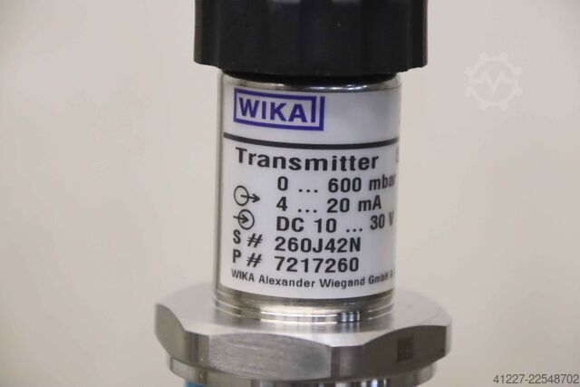 Drucksensor 0 - 600 mbar WIKA Transmitter S-11