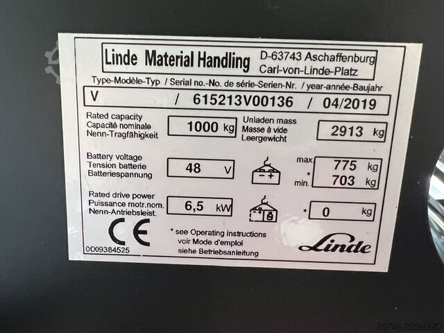 V (5213) Rail Guidance * NEW / Unused !! NEW battery !! LINDE V  ( 5213 ) Rail Guidance * NEW / Unused !! NEW battery !!