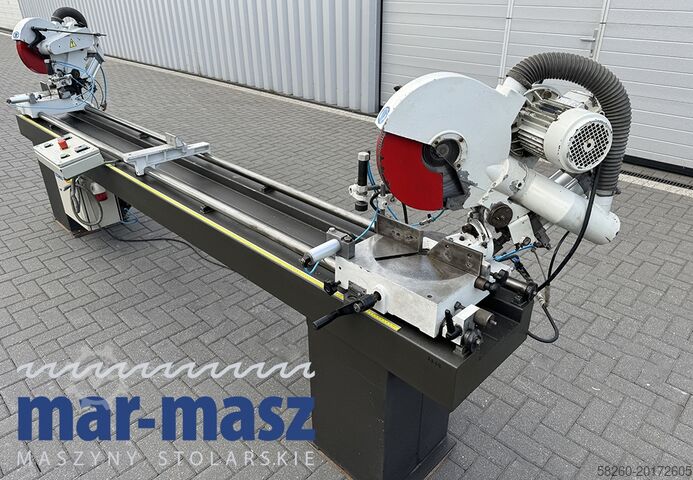Double mitre saw for wood and aluminium Pertici UNIVER 330IP