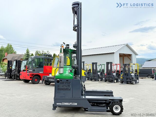 4-way forklift truck Combilift C4000 / GAS / 9300MM / FREE-LIFT / CABIN
