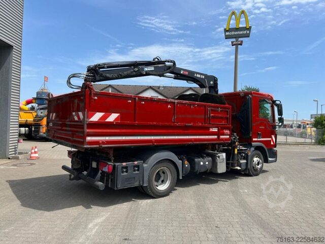 Sonderausbau-Transporter MAN TG-L 8.190.4x2 BL 2-Achs Kipper Kran Hiab 078+Gr