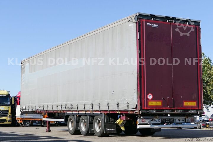 Auflieger mit Pritsche & Plane KRONE SD Pritsche Plane XL MegaLiner Edscha Bordwände