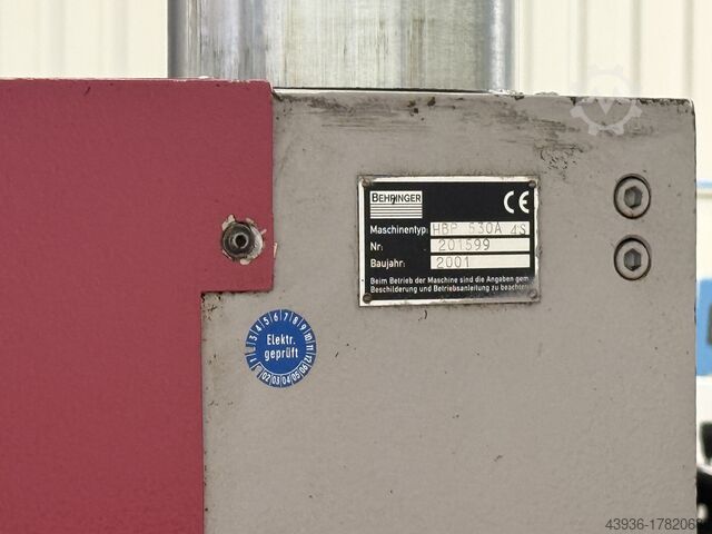 Band saw BEHRINGER - HBP 530 A BEHRINGER HBP 530 A