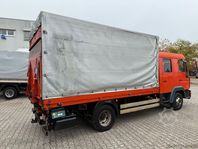 Curtain sider van MAN 8.174 L2000 Pritsche+Plane+LBW DOKA