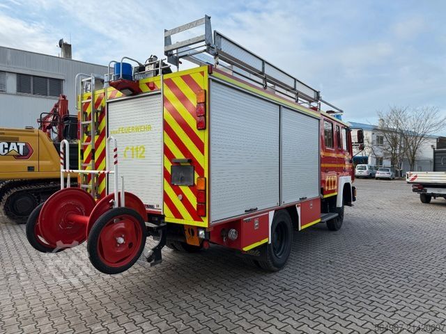 LKW mit Kofferaufbau MAN 12.222 Feuerwehr-LKW LF16 4x4 Allrad Expedition