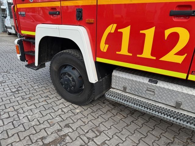 LKW mit Kofferaufbau MAN 12.222 Feuerwehr-LKW LF16 4x4 Allrad Expedition