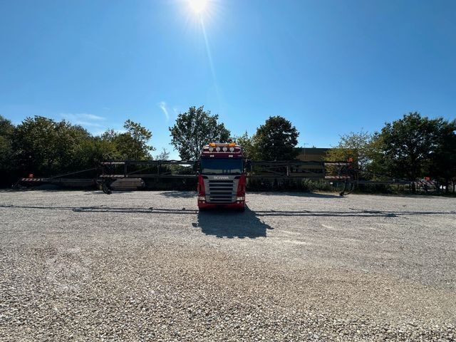 Abrollkipper SCANIA R580 Abrollkipper Flughafenstreufahrzeug 45m