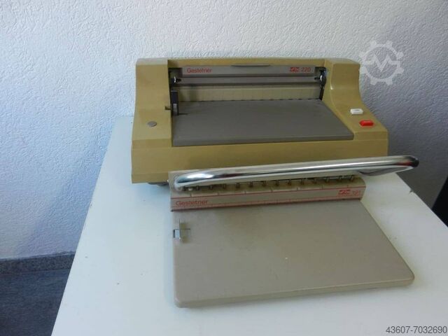 Spiral binding machine Gestetner 220