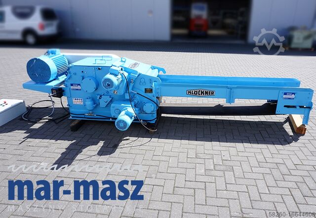 Holzhacker Schredder KLOCKNER 120x400L 2WT