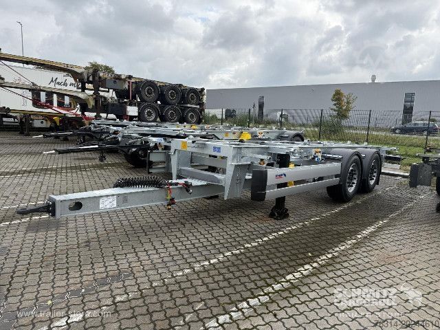 Swap chassis trailer Schmitz Cargobull Zentralachsanhänger Wechselfahrgestell Standard