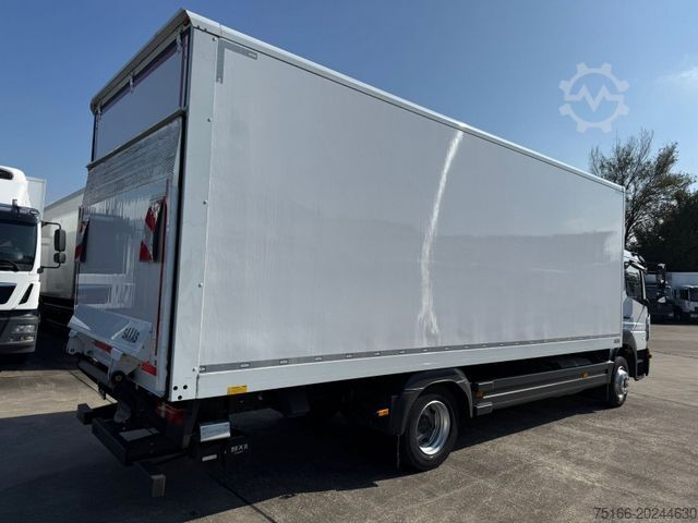 Box truck MERCEDES-BENZ ATEGO 1223 L Koffer 7,10 m LBW BÄR 1,5 T*2023